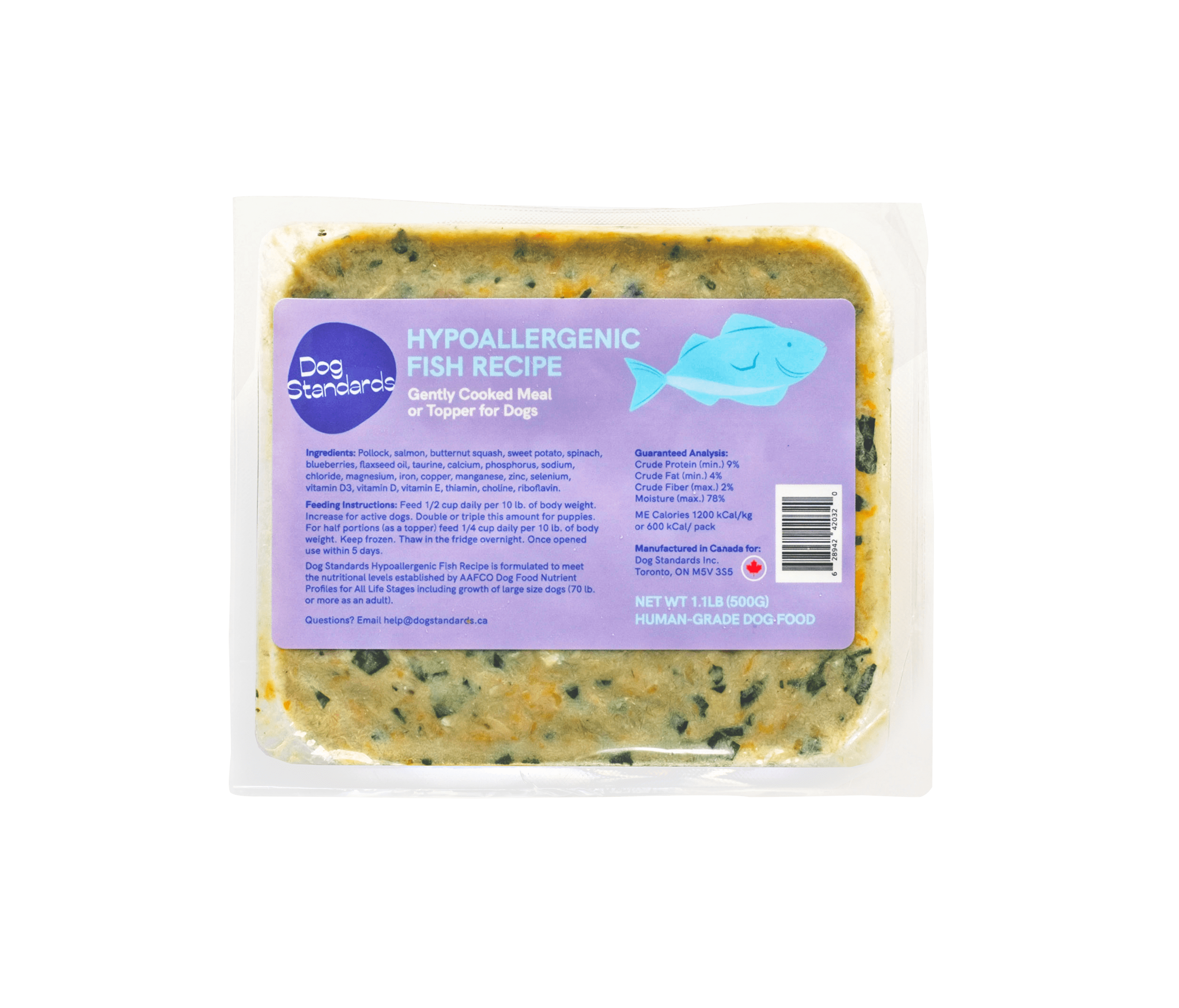 Hypoallergenic Fish Recipe - For Dogs with Allergies